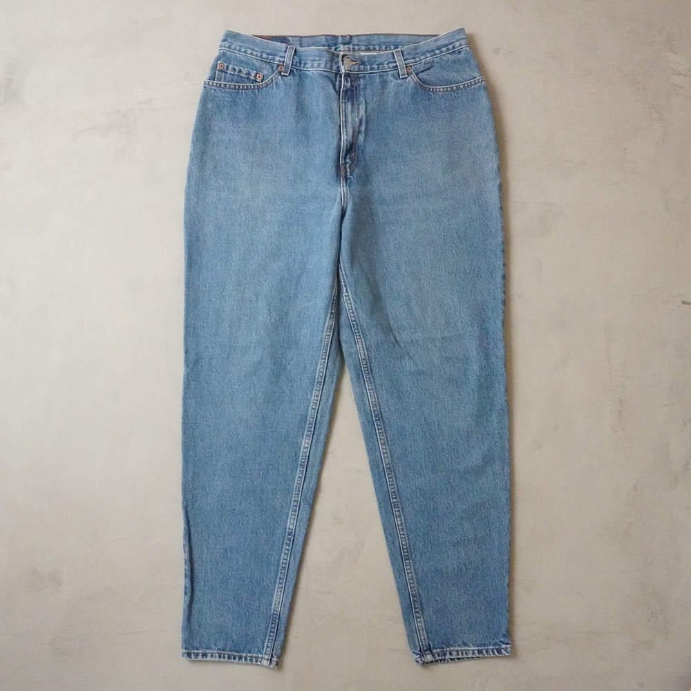 Vintage Levis 550 Jeans 18WM 36x30 Womens Blue Relaxed Fit Tapered Leg
